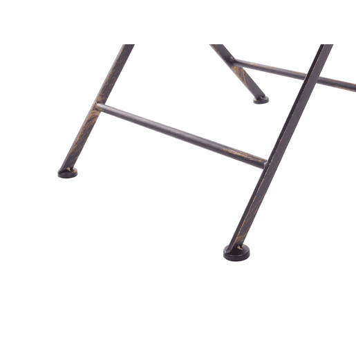 Mesa bistrô BORMIO 70 cm 70 cm Metal Preto