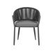 Beliani Conjunto de comedor MILETO Beliani Conjunto de comedor MILETO Gris Oscuro