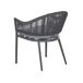 Beliani Conjunto de comedor MILETO Beliani Conjunto de comedor MILETO Gris Oscuro