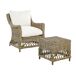Beliani Sillón RIBOLLA Beliani Sillón RIBOLLA Blanco/ Beige
