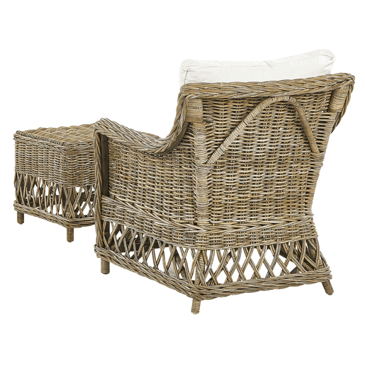 Poltrona de jardim RIBOLLA Rattan Natural Poltrona de jardim RIBOLLA Rattan Natural