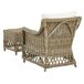 Beliani Sillón RIBOLLA Beliani Sillón RIBOLLA Blanco/ Beige
