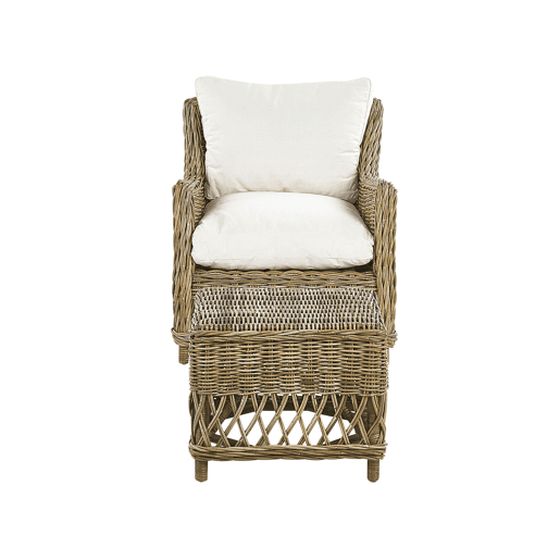 Poltrona de jardim RIBOLLA Rattan Natural Poltrona de jardim RIBOLLA Rattan Natural