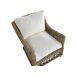 Beliani Sillón RIBOLLA Beliani Sillón RIBOLLA Blanco/ Beige