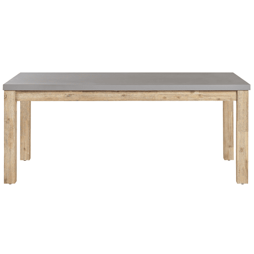 Conjunto de refeições de de jardim com bancos 6 lugares OSTUNI Betão Cinzento