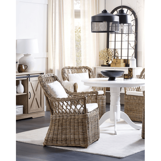 Poltrona de jardim MAROS Rattan Natural Poltrona de jardim MAROS Rattan Natural