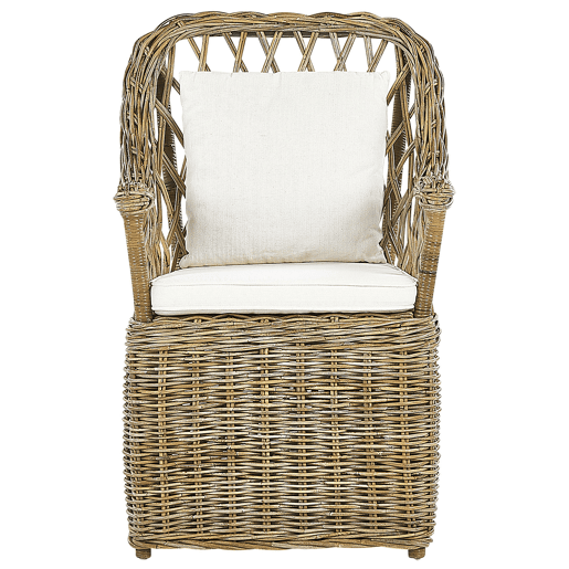 Poltrona de jardim MAROS Rattan Natural Poltrona de jardim MAROS Rattan Natural