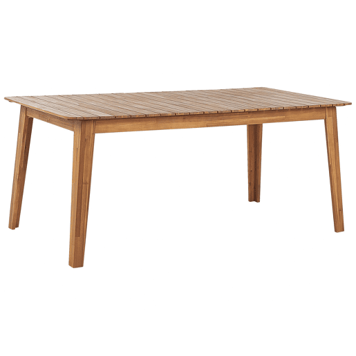Mesa de refeição de jardim FORNELLI 180 cm 90 cm Madeira de acácia Castanho