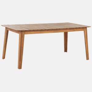 Mesa de refeição de jardim FORNELLI 180 cm 90 cm Madeira de acácia Castanho