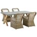 Beliani Conjunto de comedor MAROS/OLBIA Beliani Conjunto de comedor MAROS/OLBIA Natural