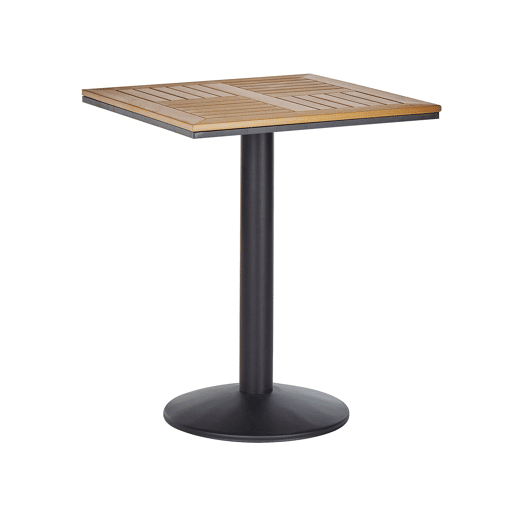 Mesa bistrô PALMI 60 cm 60 cm Efeito de madeira Castanho