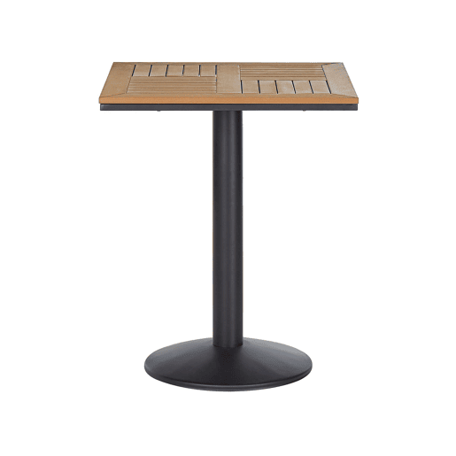 Mesa bistrô PALMI 60 cm 60 cm Efeito de madeira Castanho