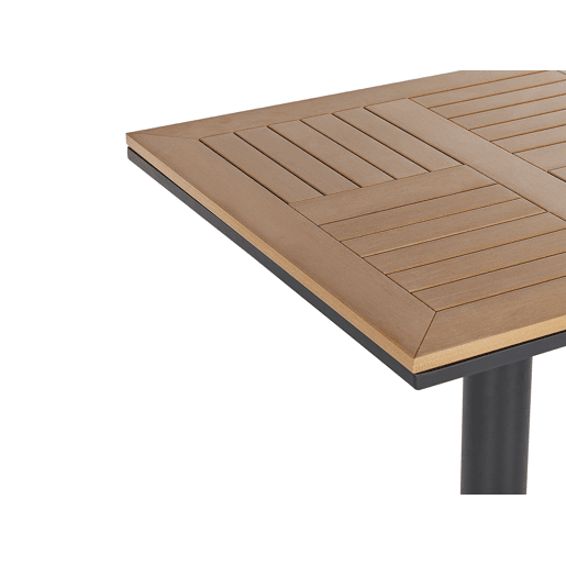 Mesa bistrô PALMI 60 cm 60 cm Efeito de madeira Castanho