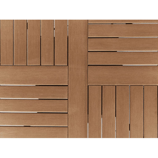 Mesa bistrô PALMI 60 cm 60 cm Efeito de madeira Castanho