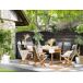 Beliani Conjunto de comedor MAUI Beliani Conjunto de comedor MAUI Marrón