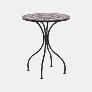 Mesa bistrô CARIATI 60 cm 60 cm Preto