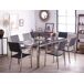 Beliani Conjunto de comedor GROSSETO Beliani Conjunto de comedor GROSSETO Grafito