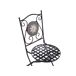 Beliani Silla de jardín CARIATI Beliani Silla de jardín CARIATI Negro