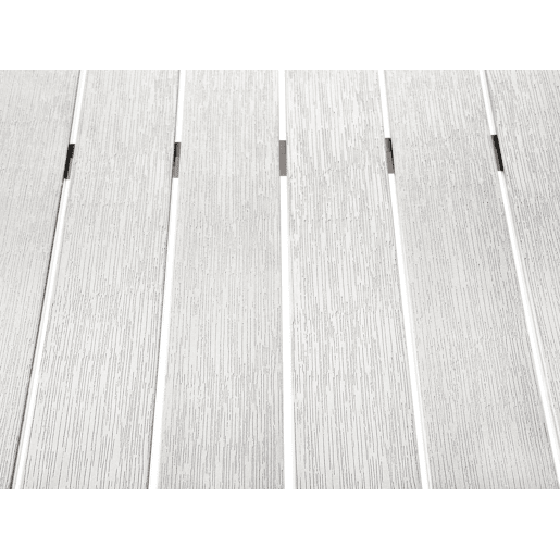 Conjunto de refeições de jardim 6 lugares NARDO Branco