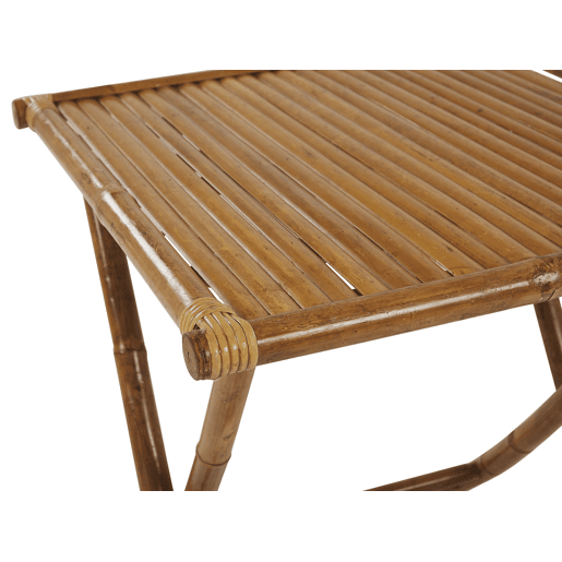 Mesa bistrô MOLISE Madeira de bambu Castanho Dobrável