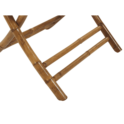 Mesa bistrô MOLISE Madeira de bambu Castanho Dobrável
