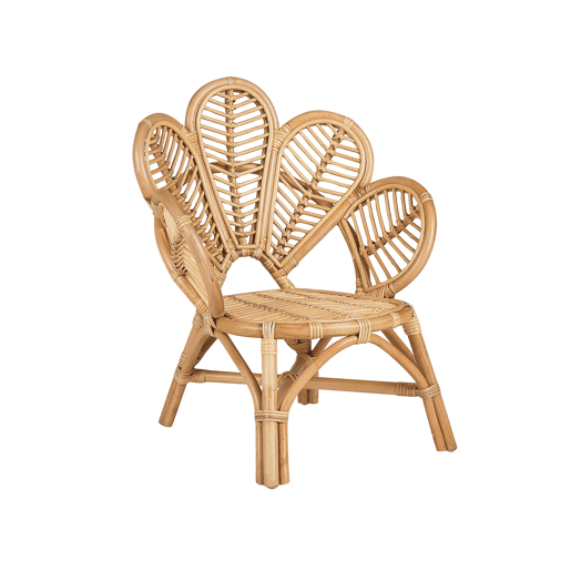 Cadeira pavão para crianças FLORENTINE II Rattan Natural
