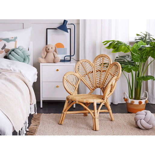 Cadeira pavão para crianças FLORENTINE II Rattan Natural