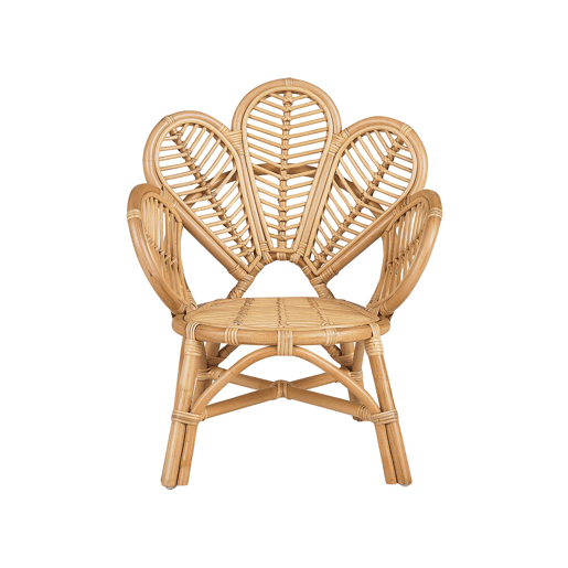 Cadeira pavão para crianças FLORENTINE II Rattan Natural