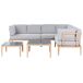 Beliani Conjunto de jardín RIMA III Beliani Conjunto de jardín RIMA III Gris