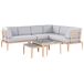 Beliani Conjunto de jardín RIMA III Beliani Conjunto de jardín RIMA III Gris
