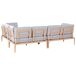 Beliani Conjunto de jardín RIMA III Beliani Conjunto de jardín RIMA III Gris