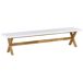Beliani Conjunto de comedor OLBIA Beliani Conjunto de comedor OLBIA Blanco