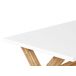 Beliani Conjunto de comedor OLBIA Beliani Conjunto de comedor OLBIA Blanco