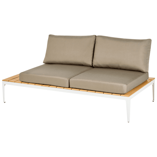 Conjunto de sofás de jardim de canto 5 lugares POSITANO Cinzento Conjunto de sofás de jardim de canto 5 lugares POSITANO Cinzento