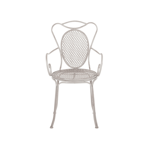 Conjunto de 2 cadeiras de jardim CILENTO Metal Cinzento