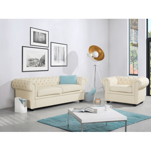 Beliani Poltrona CHESTERFIELD Beliani Poltrona CHESTERFIELD