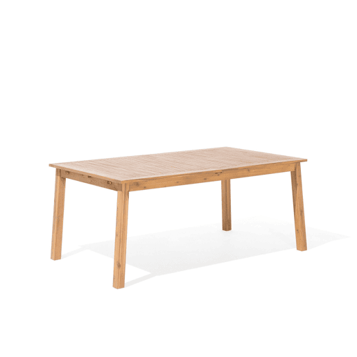 Mesa de refeição de jardim extensível CESANA 180240 cm 100 cm Madeira de acácia Castanho claro