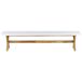 Beliani Conjunto de comedor OLBIA Beliani Conjunto de comedor OLBIA Blanco