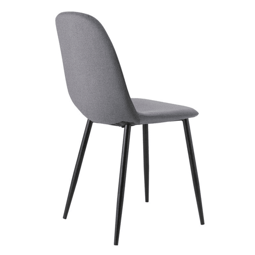 Conjunto de 4 cadeiras de jantar Hall Cinzento 54,5 x 84 x 44,5 cm