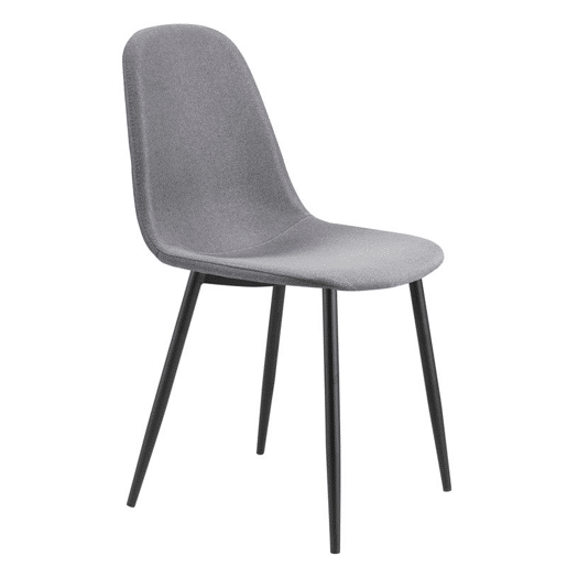 Conjunto de 4 cadeiras de jantar Hall Cinzento 54,5 x 84 x 44,5 cm
