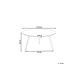 Beliani Mesa de centro EFFIE 79x79 Beliani Mesa de centro EFFIE 79x79 Blanco