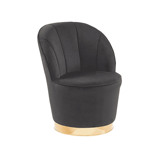 Poltrona ALBY Veludo Preto