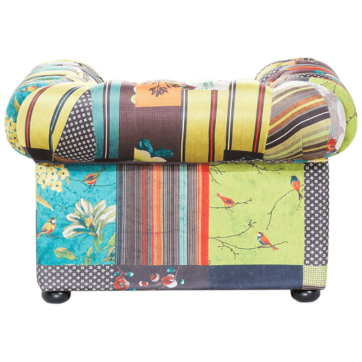 Poltrona CHESTERFIELD Tecido Verde claro
