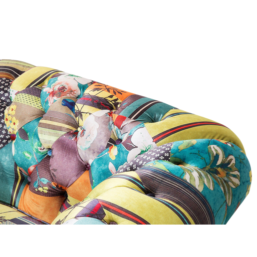 Poltrona CHESTERFIELD Tecido Verde claro