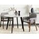 Beliani Silla de comedor ALBION Beliani Silla de comedor ALBION Gris Claro