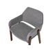 Beliani Silla de comedor ALBION Beliani Silla de comedor ALBION Gris Claro