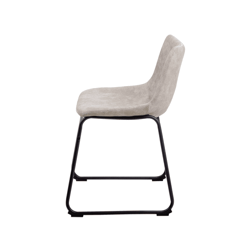 Conjunto de 2 cadeiras de jantar BATAVIA Creme