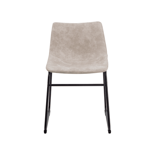 Conjunto de 2 cadeiras de jantar BATAVIA Creme