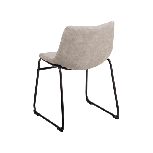 Conjunto de 2 cadeiras de jantar BATAVIA Creme