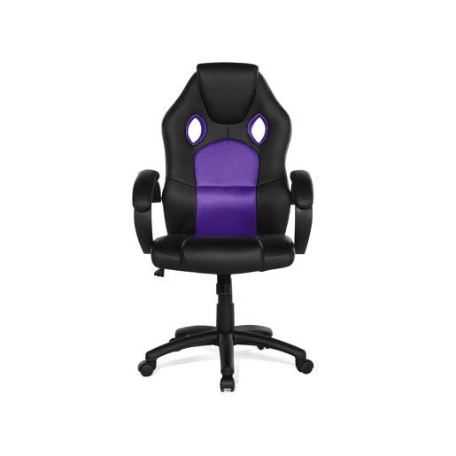 Cadeira de escritório FIGHTER Pele sintética Violeta